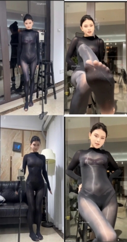 【20250227期】美女主播热舞黑丝连体衣